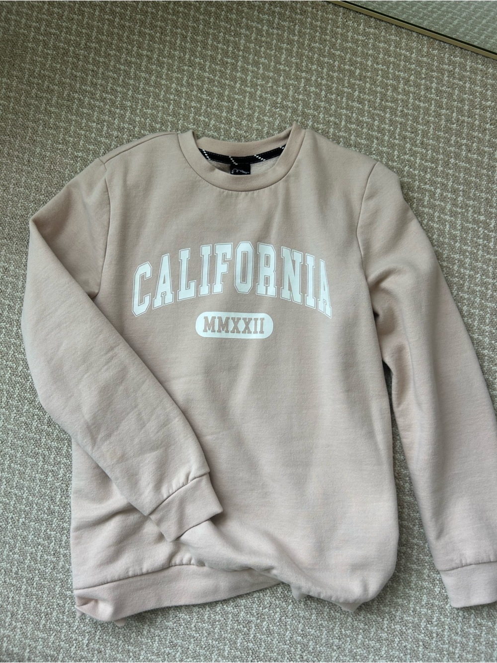 Art Class California Graphic Sweatshirt - Blush Pink